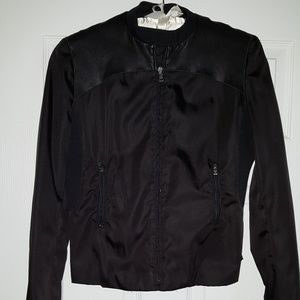 Black Prada moto-jacket